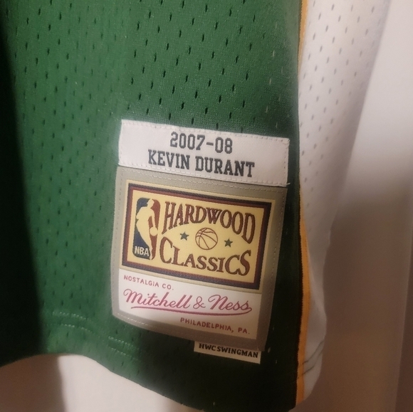 Mitchell & Ness NBA Seattle Supersonics Kevin Durant Swingman Jersey Size XXL - Picture 4 of 6